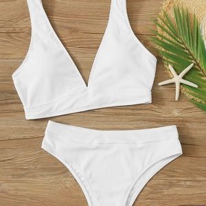 SHEIN white bikini